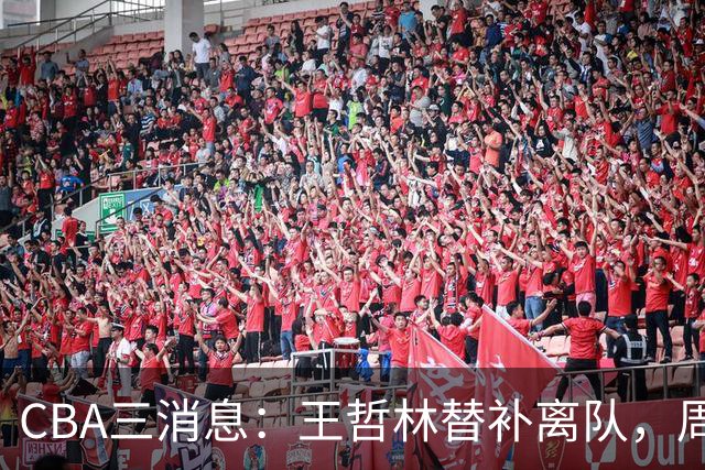 CBA三消息：王哲林替补离队，周鹏左右为难，广东给徐杰找接班人